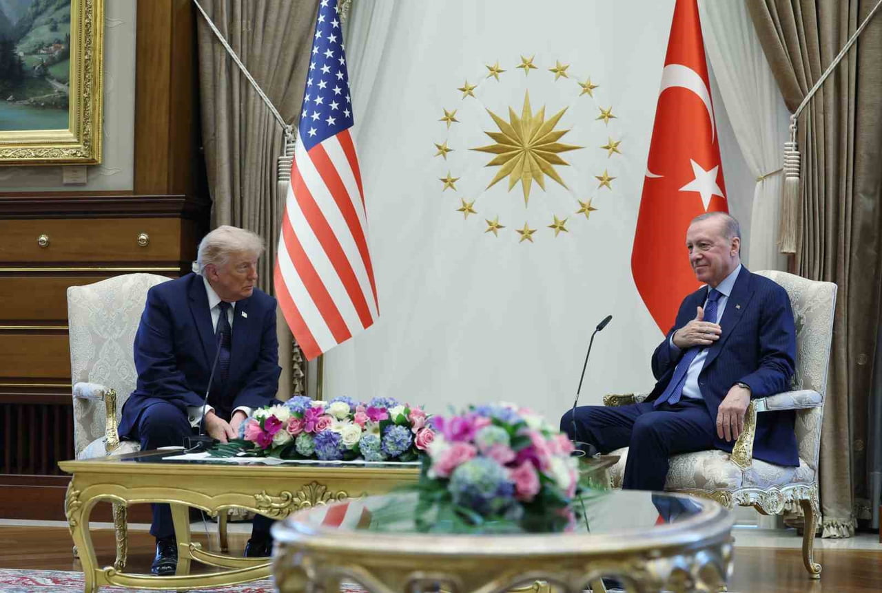 CUMHURBAŞKANI RECEP TAYYİP ERDOĞAN VE ABD BAŞKANI DONALD TRUMP, İKİLİ GÖRÜŞME GERÇEKLEŞTİRDİKLERİ...