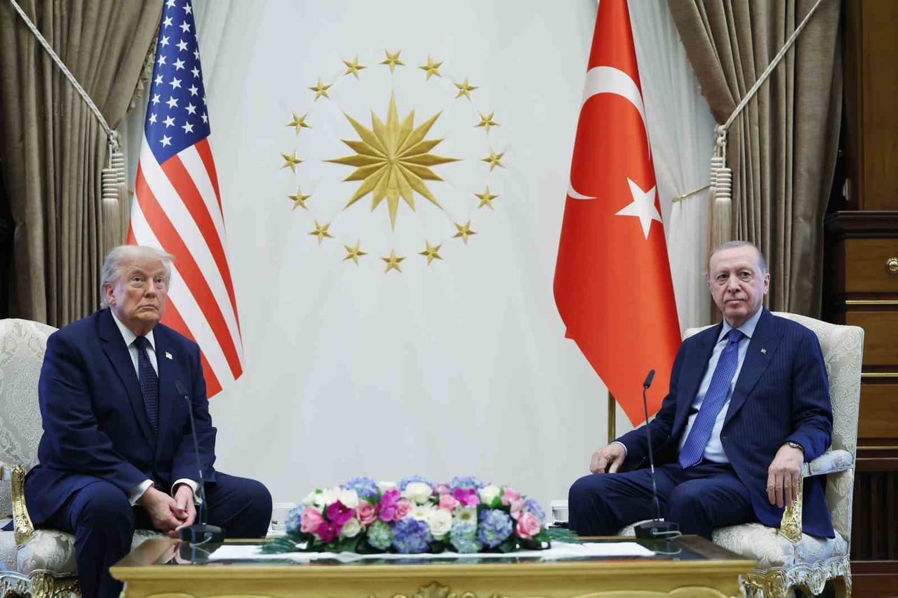 CUMHURBAŞKANI RECEP TAYYİP ERDOĞAN VE ABD BAŞKANI DONALD TRUMP, İKİLİ GÖRÜŞME GERÇEKLEŞTİRDİKLERİ...