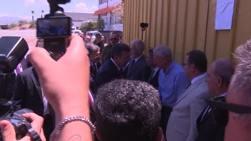 Cumhurbaşkanı Yardımcısı Cevdet Yılmaz, Tarım ve Orman Bakanı İbrahim Yumaklı ile birlikte Türkiye...