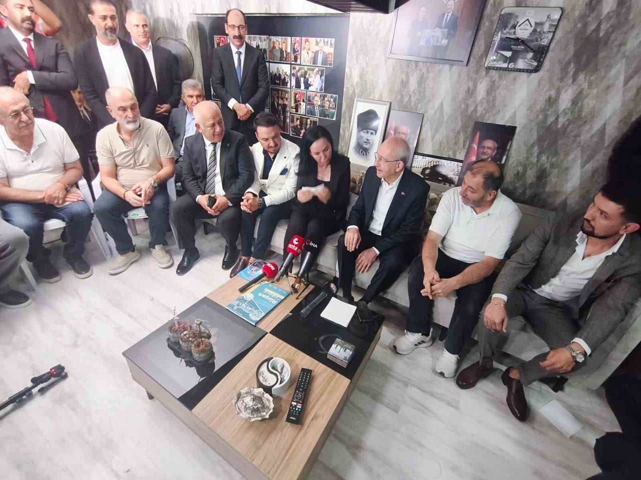 CUMHURİYET HALK PARTİSİ (CHP) GENEL BAŞKANI KEMAL KILIÇDAROĞLU, ANKARA’NIN ALTINDAĞ İLÇESİNDE...