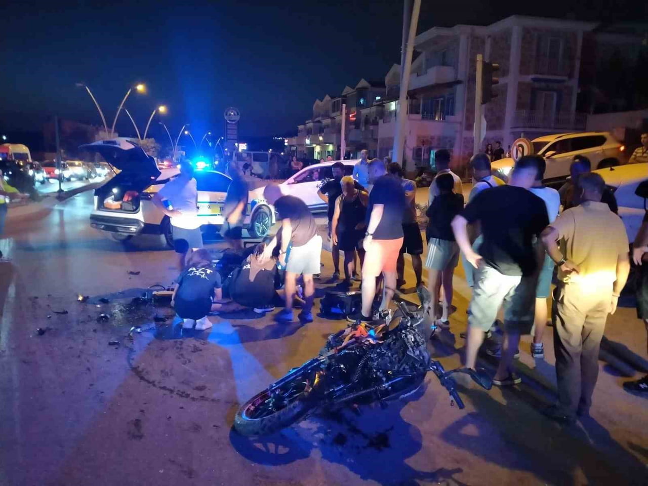 DATÇA’DA TRAFİK KAZASI: 1 YARALI