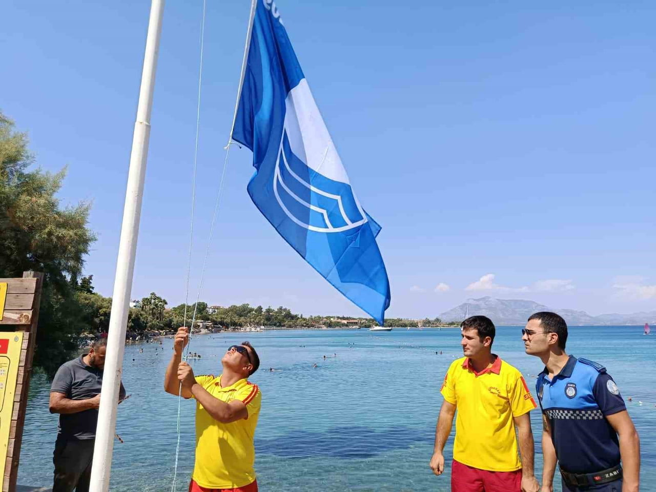 DATÇA HASTANEALTI PLAJI, ULUSLARARASI ÇEVRE VE TEMİZLİK KRİTERLERİNİ BAŞARIYLA TAMAMLAYARAK MAVİ...
