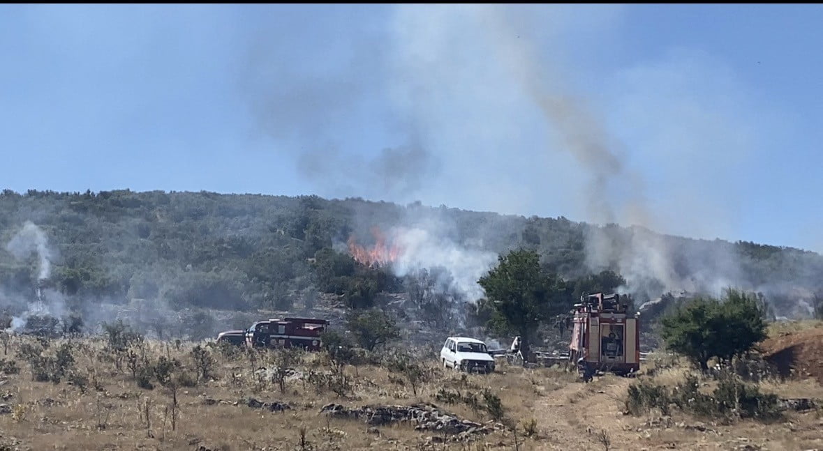 DENİZLİ'NİN TAVAS İLÇESİNDE ORMANLIK ALANDA ÇIKAN YANGIN, EKİPLERİN HIZLI MÜDAHALESİYLE BÜYÜMEDEN...