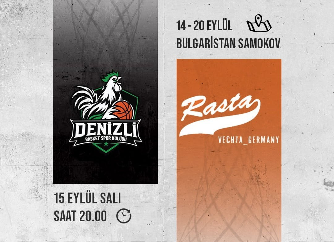 DENİZLİ BASKET’İN 2026-2027 SEZONU BASKETBOL ŞAMPİYONLAR LİGİ (BCL) ELEME TURNUVASINDAKİ İLK...