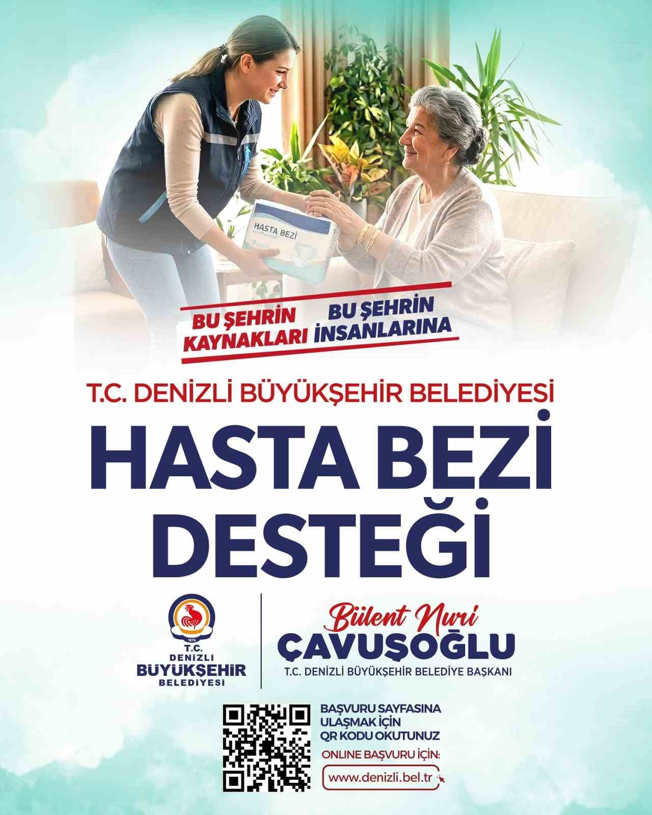 DENİZLİ BÜYÜKŞEHİR BELEDİYESİNİN UZUN SÜRELİ HASTALIK VE ENGELLİ BAKIMI ÜSTLENEN DAR GELİRLİ...