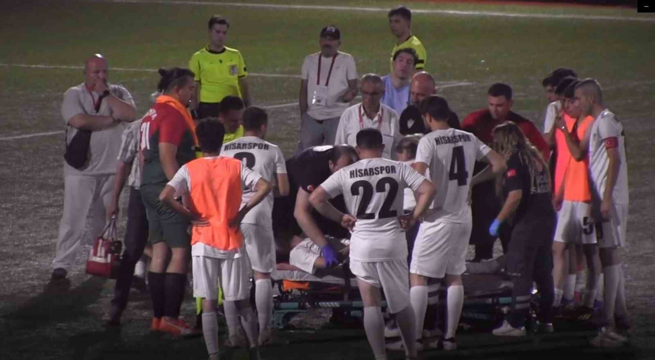 DENİZLİ’DE ATSIZ BIÇAK YATAĞANSPOR İLE HİSARSPOR ARASINDA OYNANAN 1. AMATÖR KÜME'YE YÜKSELME GRUBU...
