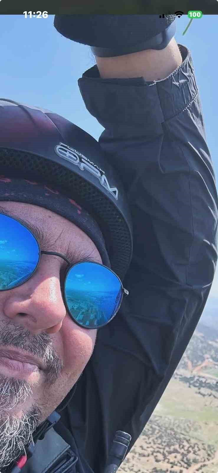 DENİZLİ’DE HAVACILIK SPORUYLA İLGİLENEN İŞ ADAMI, BULDAN BOSTANYERİ MAHALLESİ KUMRALI MEVKİİNDEN...