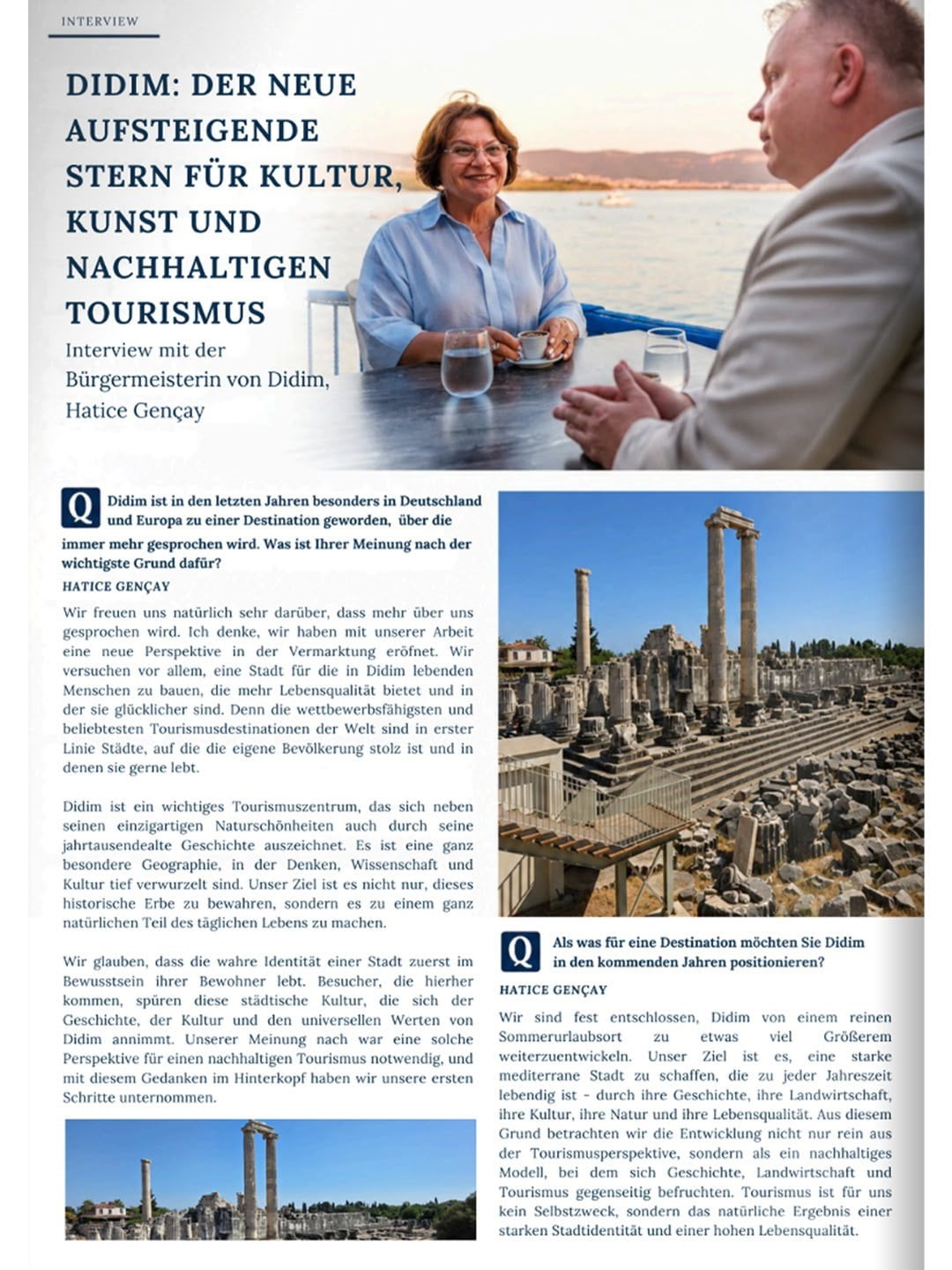 DİDİM, ALMANYA’DAKİ BİR DERGİDE TANITILDI