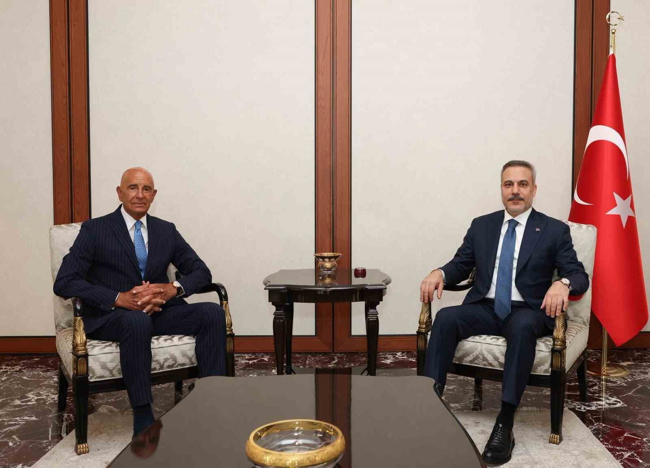 DIŞİŞLERİ BAKANI HAKAN FİDAN, ABD’NİN ANKARA BÜYÜKELÇİSİ, SURİYE VE IRAK ÖZEL TEMSİLCİSİ TOM...