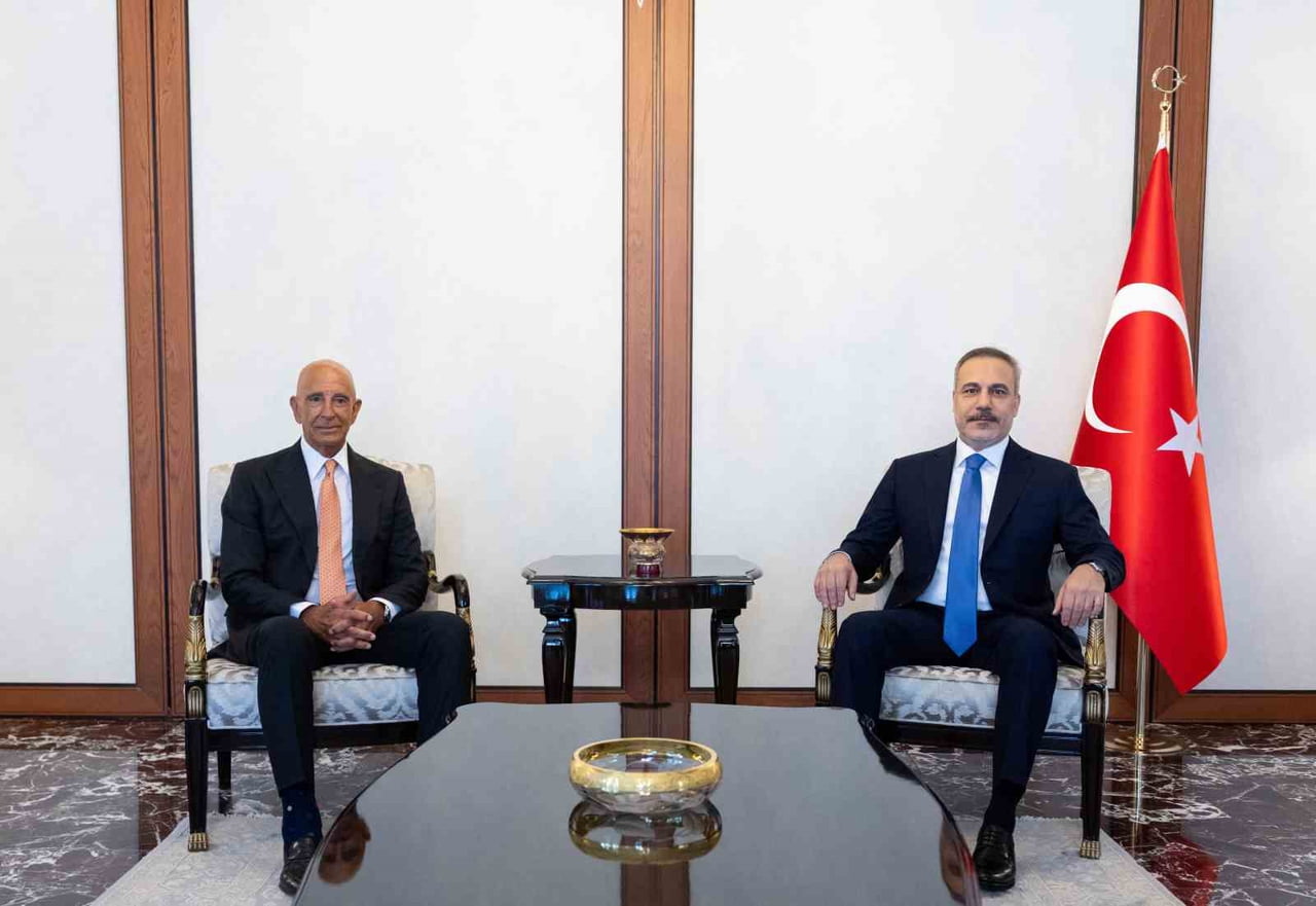 DIŞİŞLERİ BAKANI HAKAN FİDAN, ABD’NİN ANKARA BÜYÜKELÇİSİ, SURİYE VE IRAK ÖZEL TEMSİLCİSİ TOM...