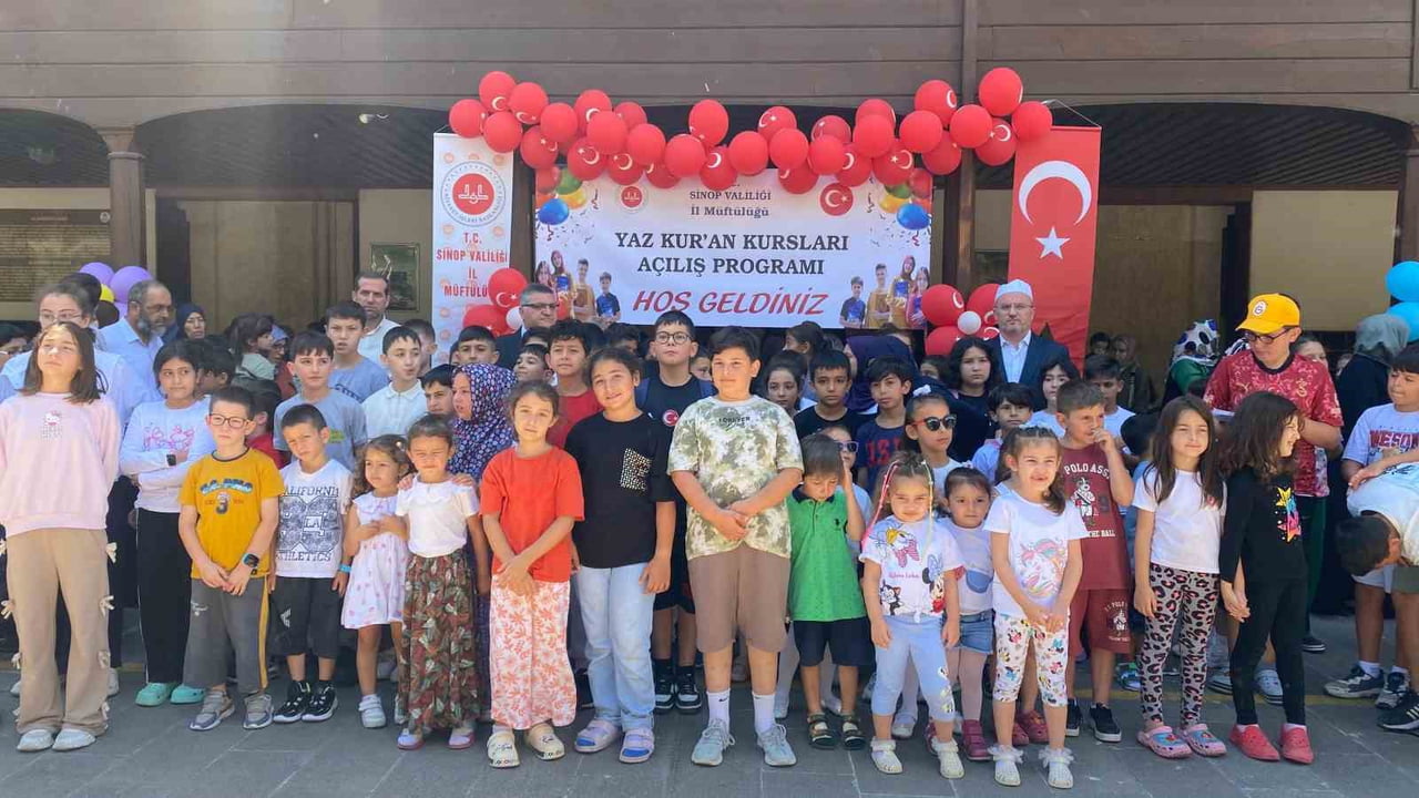 DİYANET İŞLERİ BAŞKANLIĞI TARAFINDAN DÜZENLENEN 2026 YILI YAZ KUR'AN KURSLARI, SİNOP'TA ALAADDİN...