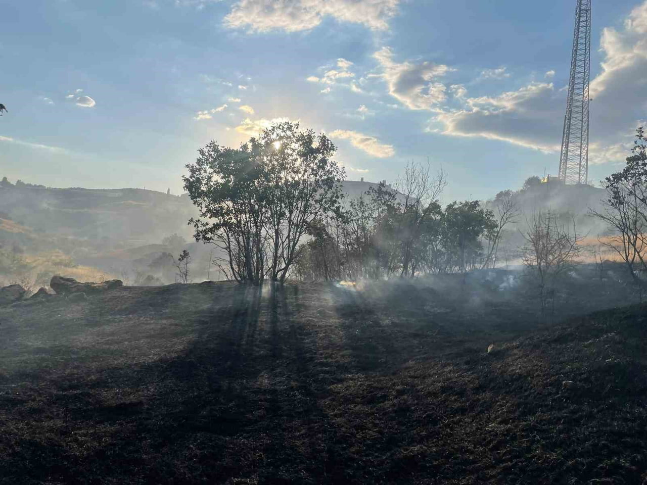 DİYARBAKIR'IN LİCE İLÇESİNDE ZİRAİ VE ORMANLIK ALANDA ÇIKAN YANGIN, YAKLAŞIK 5 SAAT SONRA...