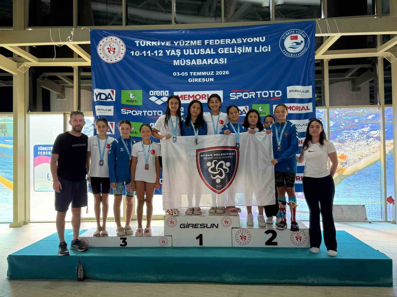 DÜZCE BELEDİYESİ SPOR AKADEMİSİ YÜZME TAKIMI, TÜRKİYE YÜZME FEDERASYONU ULUSAL GELİŞİM LİGİ BÖLGE...