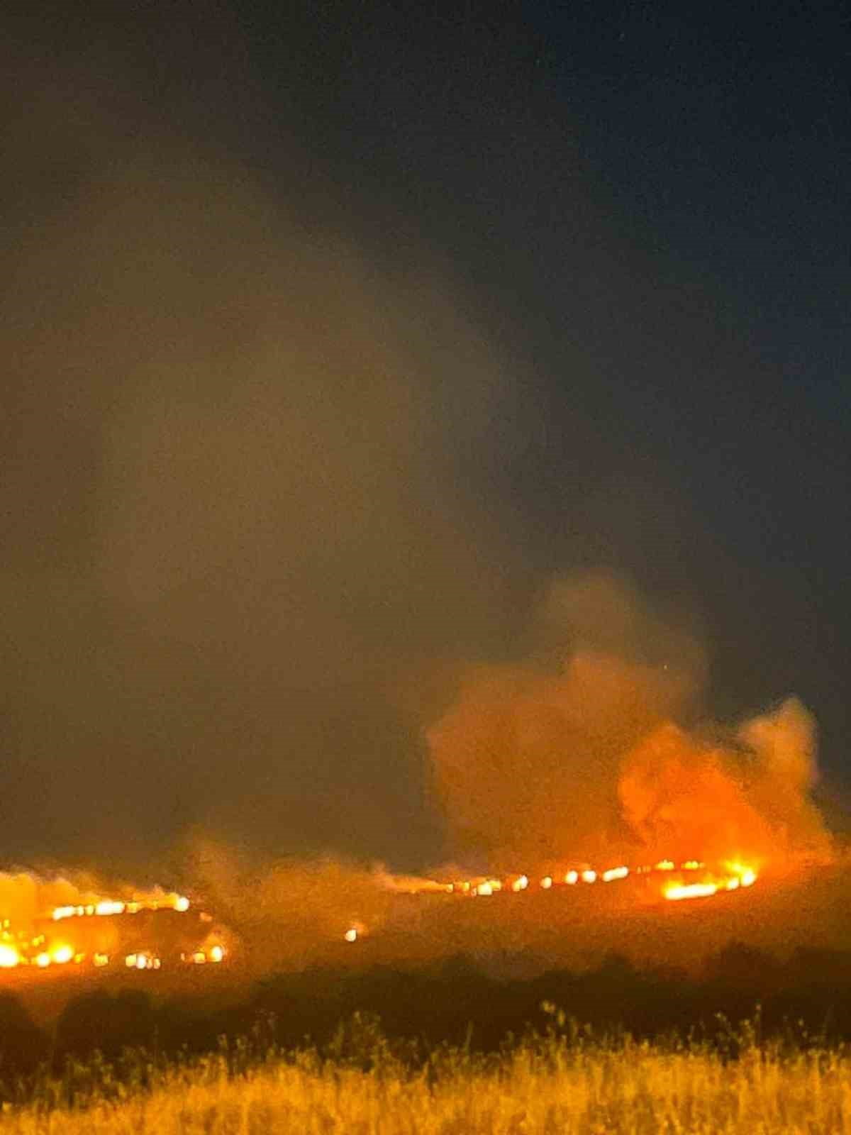 ELAZIĞ'DA DAĞLIK ALANDA YANGIN PANİĞİ