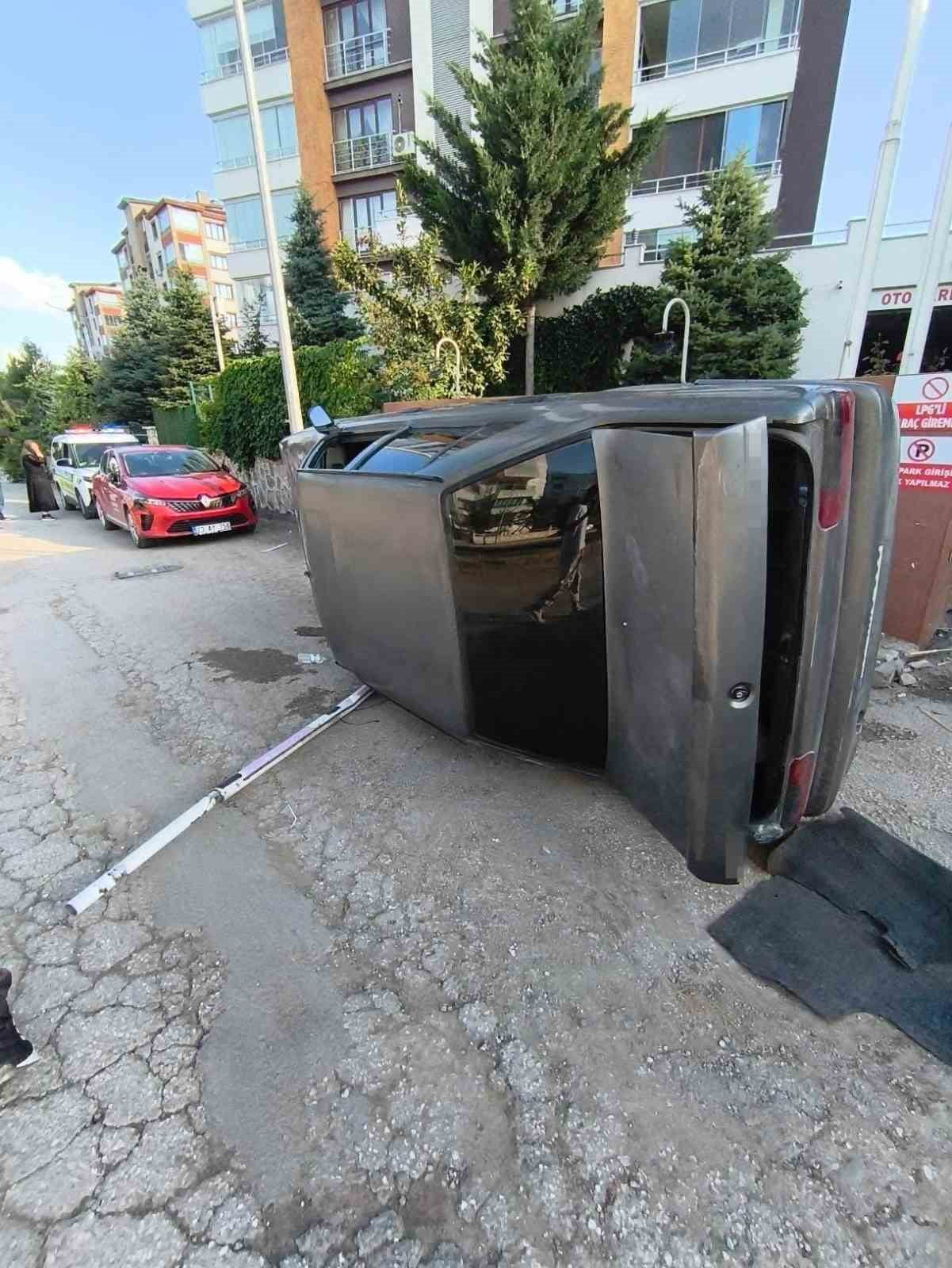 ELAZIĞ’DA MEYDANA GELEN TRAFİK KAZASINDA, 1 KİŞİ YARALANDI