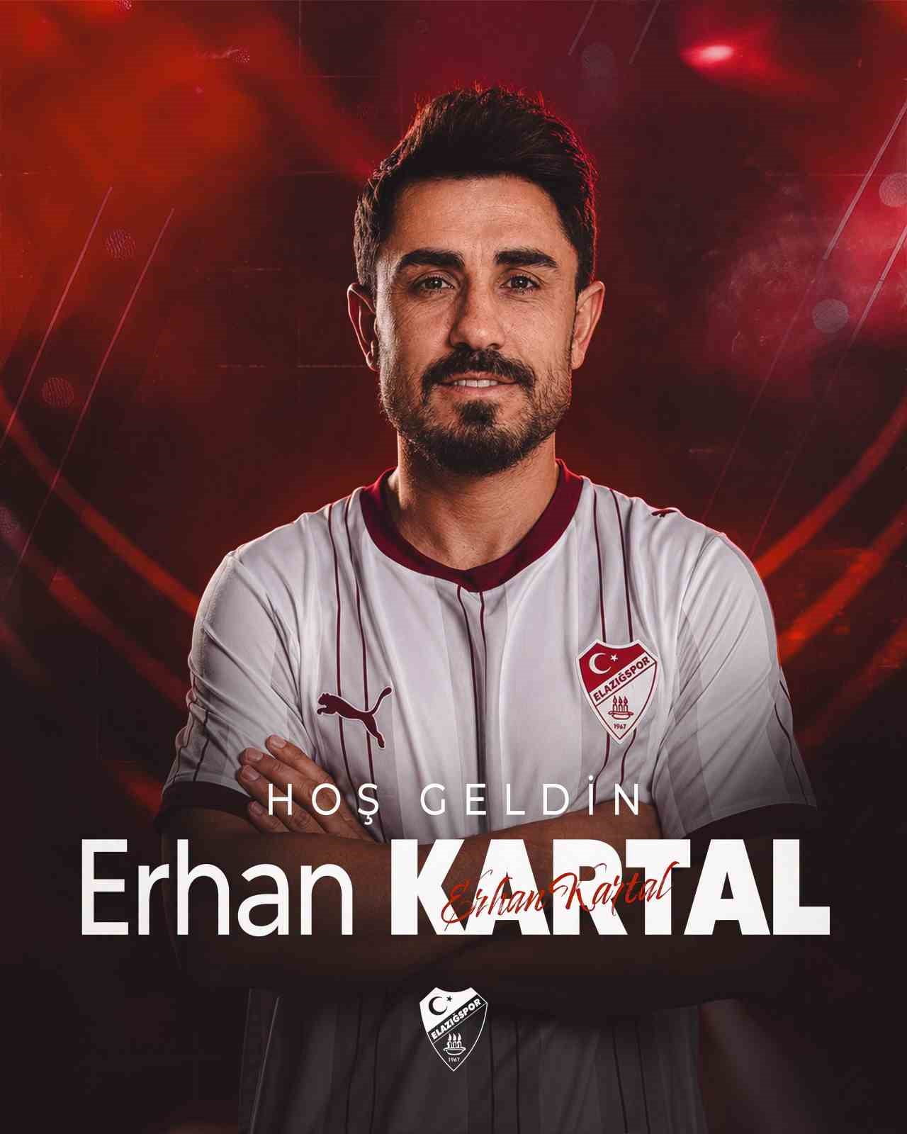 ELAZIĞSPOR, ERHAN KARTAL’I KADROSUNA KATTIĞINI DUYURDU.