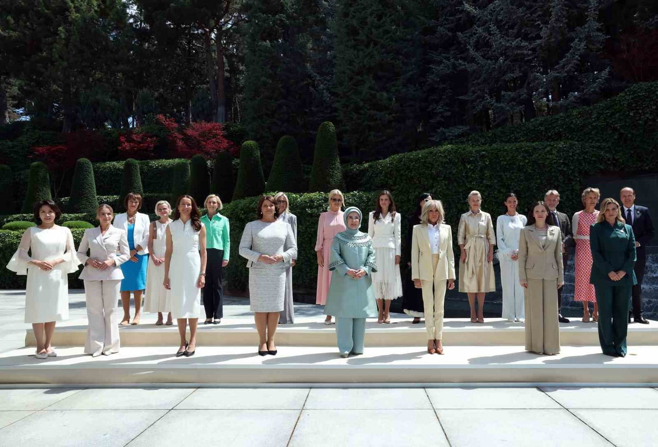 EMİNE ERDOĞAN, 36. NATO DEVLET VE HÜKÜMET BAŞKANLARI ZİRVESİ KAPSAMINDA KENTE GELEN DEVLET VE...