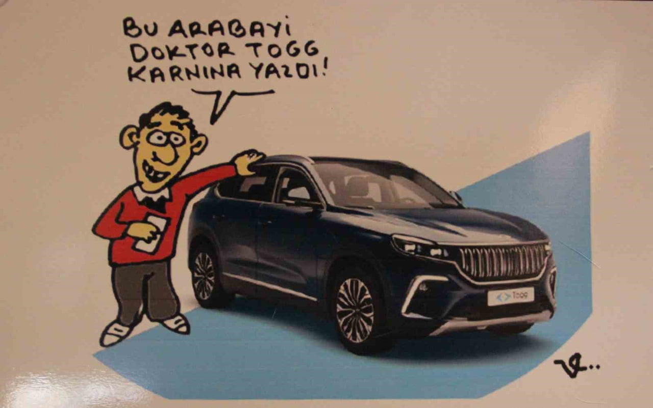 ERZURUM'DA YAŞAYAN 63 YAŞINDAKİ GAZETECİ VE KARİKATÜRİST VEDAT REFAYELİ, 40 YILI AŞKIN SÜREDİR...