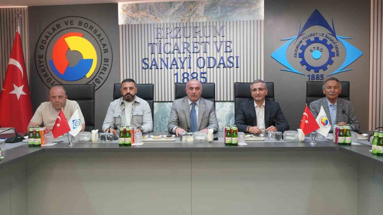 ERZURUM TİCARET VE SANAYİ ODASI (ETSO) TEMMUZ AYI İLK OLAĞAN YÖNETİM KURULU TOPLANTISI, TOBB...