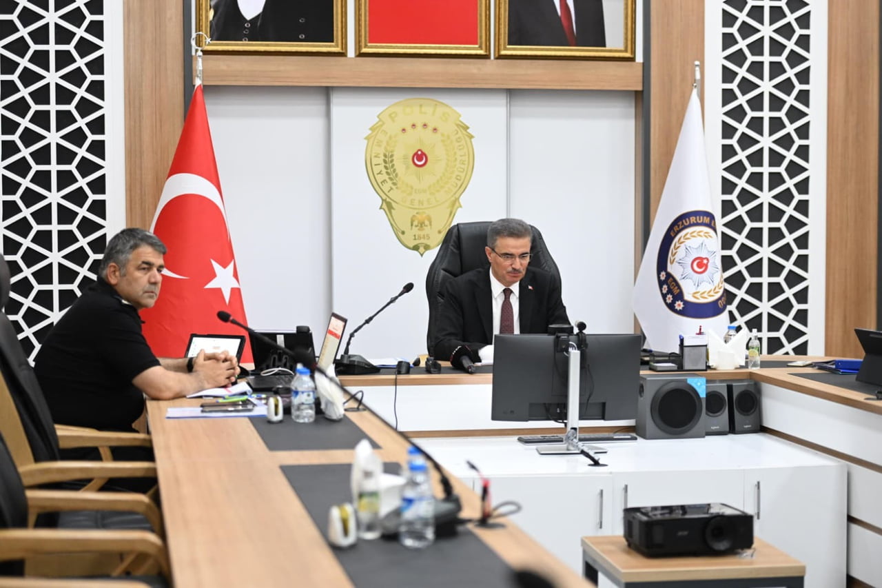ERZURUM VALİSİ AYDIN BARUŞ, KENT GENELİNDE 2026 YILININ İLK 6 AYINDA YÜRÜTÜLEN GÜVENLİK...