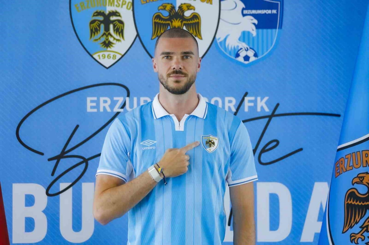 ERZURUMSPOR FK'NIN YENİ TRANSFERİ DEFANS OYUNCUSU NİHAD MUJAKİC, KULÜP TARİHİNİN 4. BOSNA HERSEKLİ...