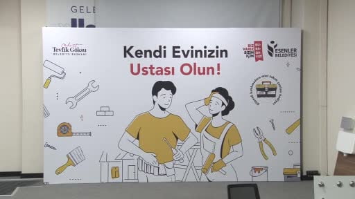 Esenler'de 'Kendi Evinizin Ustası Olun' projesi mezunlarını verdi