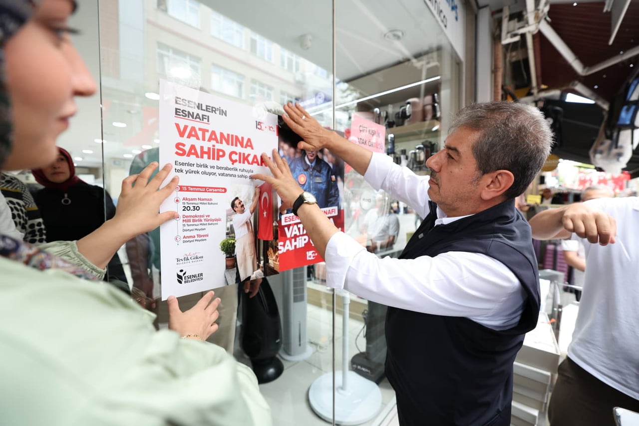 ESENLER BELEDİYESİ 15 TEMMUZ DEMOKRASİ VE MİLLİ BİRLİK GÜNÜ’NÜN 10’UNCU YIL DÖNÜMÜNDE "ESENLER...