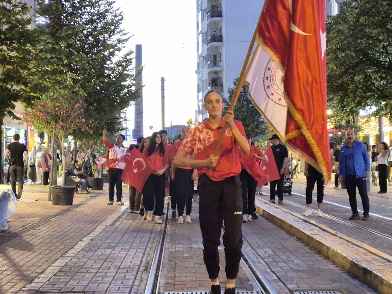 ESKİŞEHİR'DE 15 TEMMUZ DEMOKRASİ VE MİLLİ BİRLİK GÜNÜ ETKİNLİKLERİ KAPSAMINDA DÜZENLENEN SANCAK...