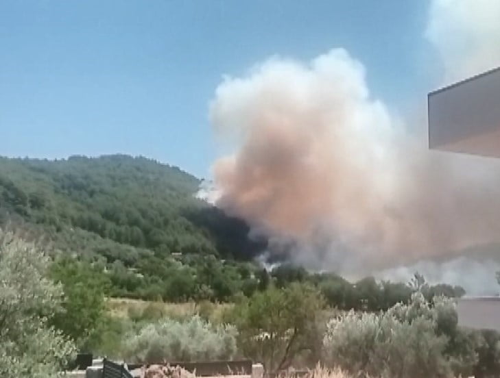 FETHİYE’DE ORMAN YANGINI