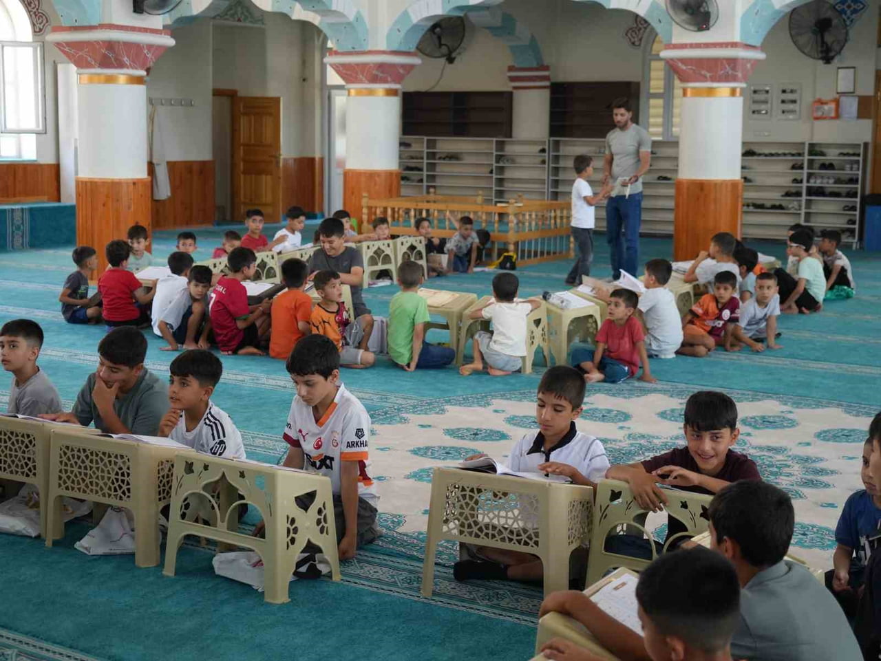 GAZİANTEP'TE, DİYANET İŞLERİ BAŞKANLIĞI TARAFINDAN DÜZENLENEN YAZ KUR'AN KURSLARI, ÇOCUKLAR VE...