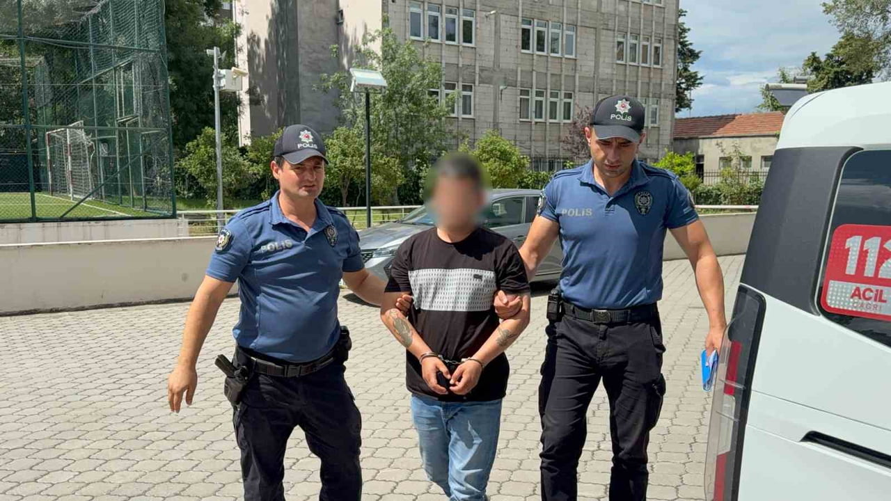 GÖZALTINA ALINAN ŞAHIS ADLİYEYE SEVK EDİLDİ.