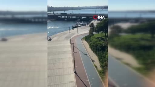 Haliç'te denize düşen gemi personelinin cenazesine ulaşıldı