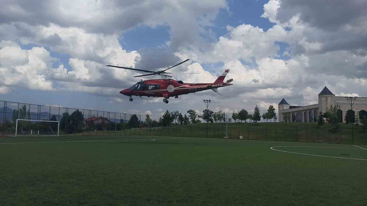 HAVA AMBULANSININ KALKIŞI