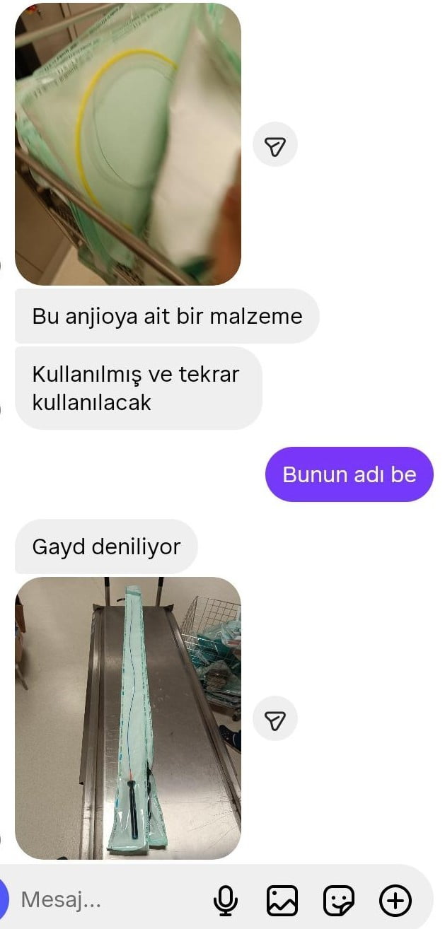 İDDİALARA GÖRE, HASTANENİN STERİLİZASYON BİRİMİNDE YAKLAŞIK 6 YIL BOYUNCA TEK KULLANIMLIK OLMASI...