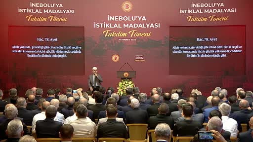 İnebolu’ya İstiklal Madalyası takdim töreni