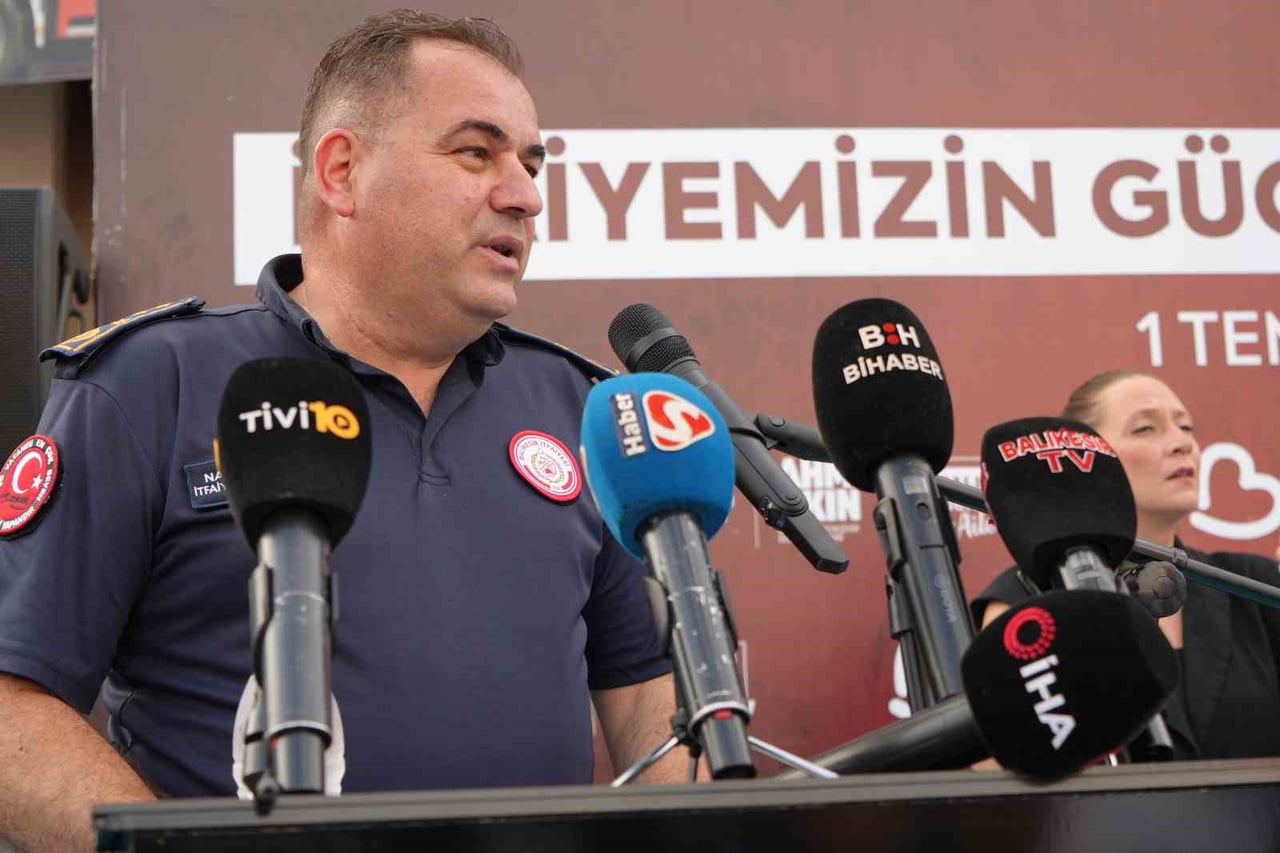 İTFAİYE DAİRE BAŞKANI NAZIM ERGELEN.