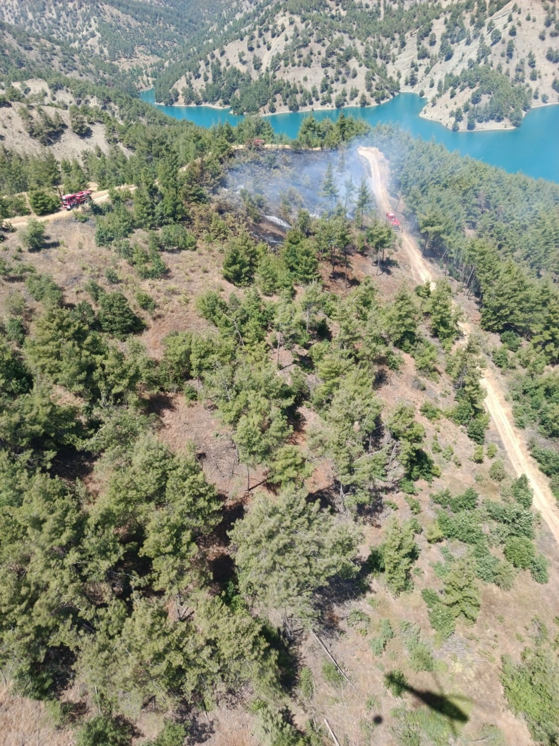 KAHRAMANMARAŞ'TA ÇIKAN ORMAN YANGINI EKİPLERİN MÜDAHALESİ İLE SÖNDÜRÜLDÜ
