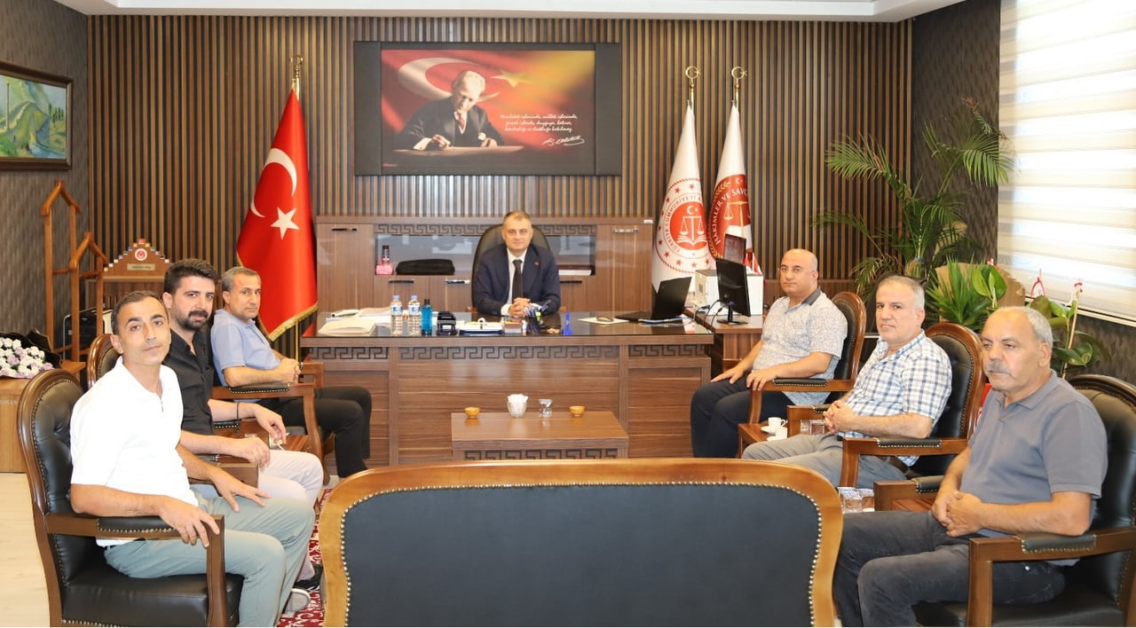 KAHTA GAZETECİLER VE YAZARLAR CEMİYETİ'NDEN CUMHURİYET BAŞSAVCISI ATALAY'A HAYIRLI OLSUN...