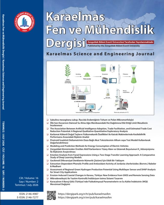 KARAELMAS FEN VE MÜHENDİSLİK DERGİSİ'NİN 2'NCİ SAYISI YAYIMLANDI