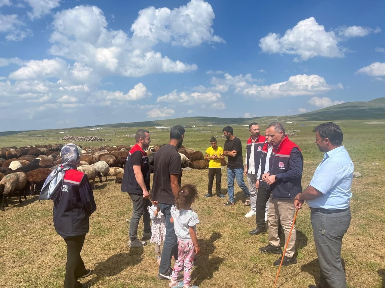 KARS'TA YAYLALARDA HAYVANCILIĞA YAKIN TAKİP(KARS-İHA)