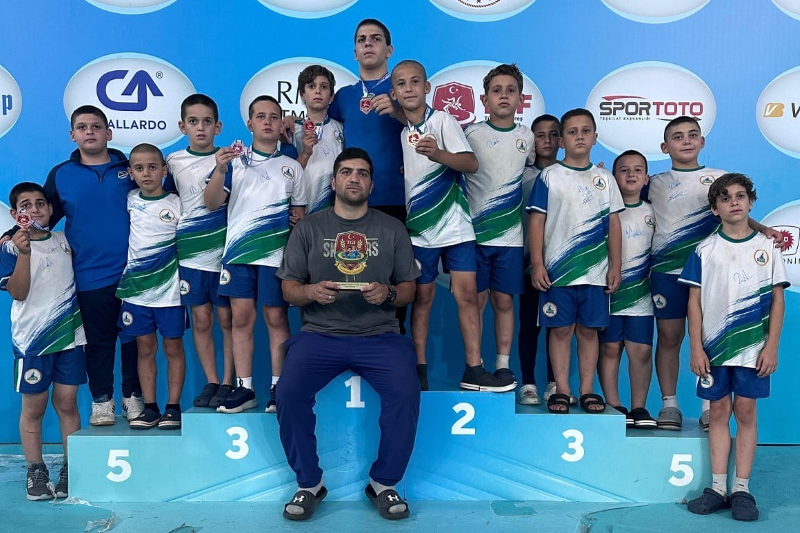 KARTEPE BELEDİYESPOR GÜREŞ TAKIMI, ANKARA'DA DÜZENLENEN MİNİKLER GÜREŞ TÜRKİYE ŞAMPİYONASI'NDA...
