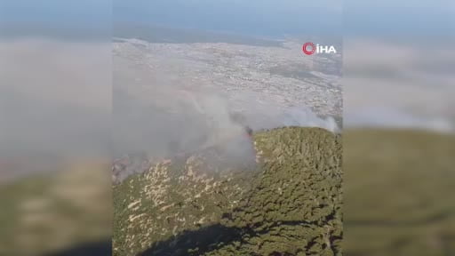 Kaş’ta orman yangını