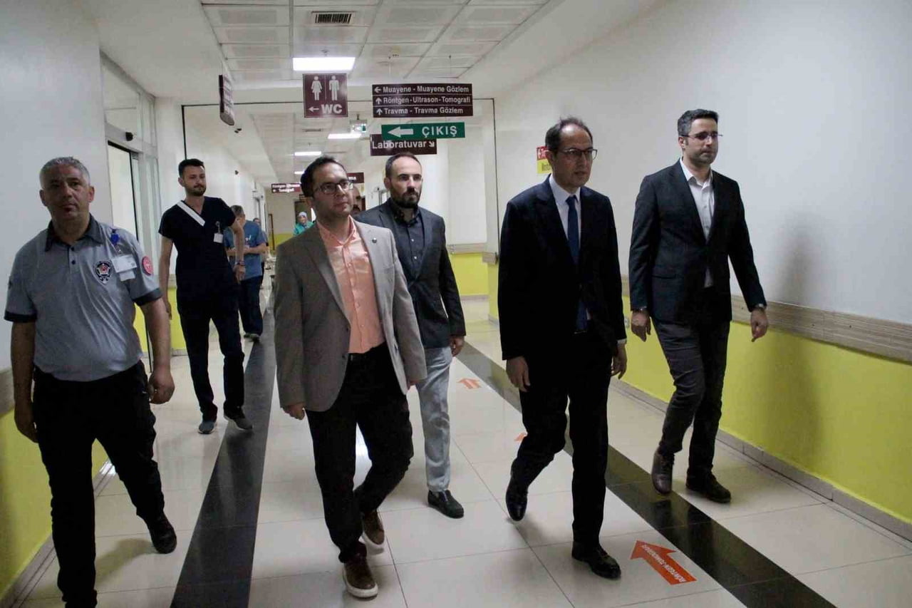 KAYSERİ İL SAĞLIK MÜDÜRÜ DR. MEHMET ERŞAN, İNCELEME VE DEĞERLENDİRMELERDE BULUNMAK ÜZERE KAYSERİ...