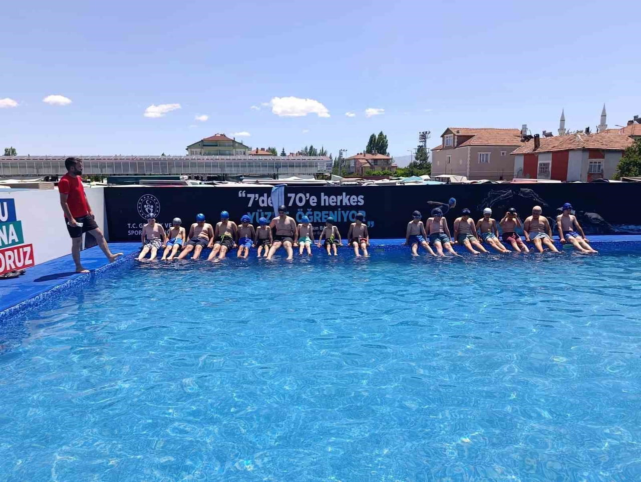 KAYSERİ’NİN TOMARZA İLÇESİNDE GENÇLİK VE SPOR BAKANLIĞI (GSB) TARAFINDAN DÜZENLENEN YAZ SPOR...