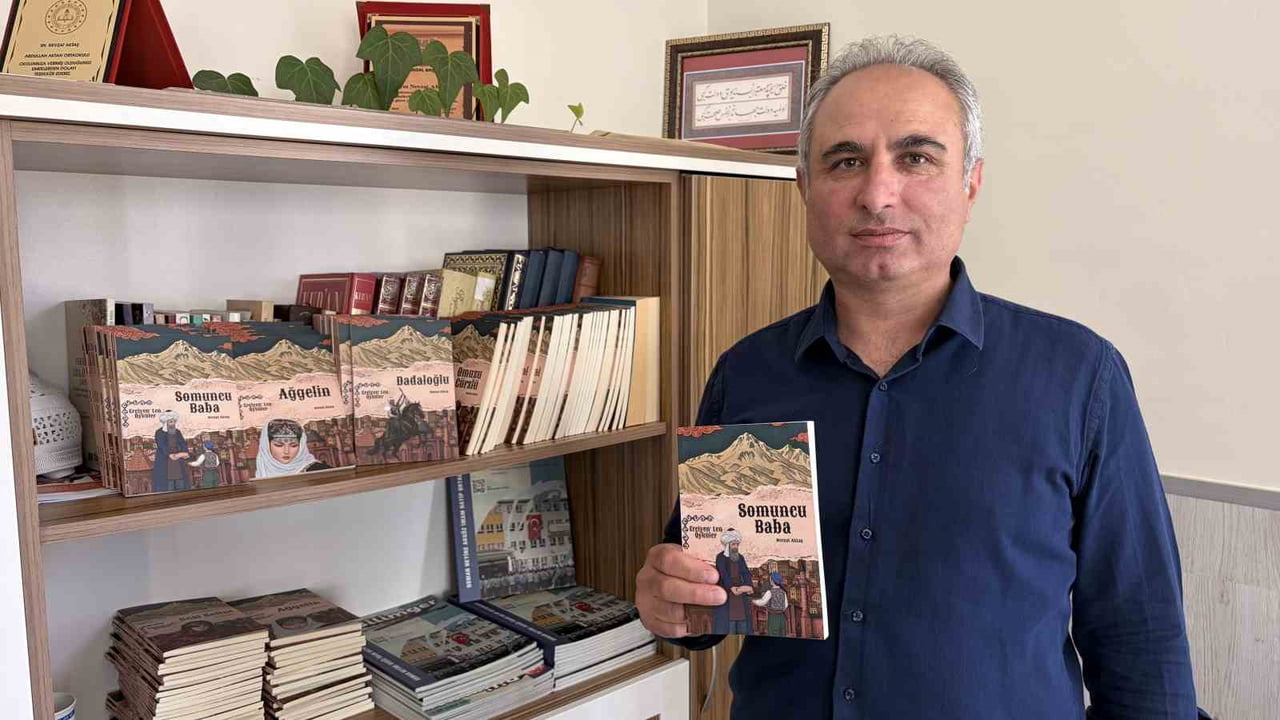 KAYSERİLİ YAZAR NEVZAT AKTAŞ, TARİHİ VE MANEVİ ŞAHSİYETLERLE ÖZDEŞLEŞTİRDİĞİ ERCİYES DAĞI'NI...