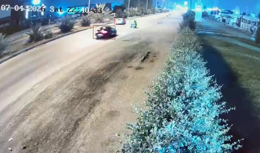 KAZA ANI GÜVENLİK KAMERALARINA YANSIDI