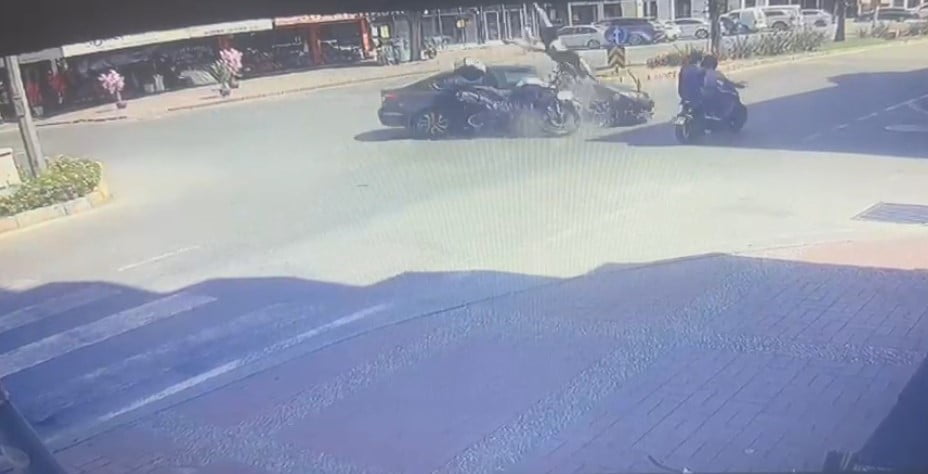 KAZA ANI GÜVENLİK KAMERASINA SANİYE SANİYE YASNIDI.