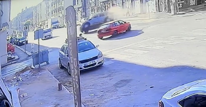 KAZA ÇEVREDEKİ GÜVENLİK KAMERASINA SANİYE SANİYE YANSIDI.
