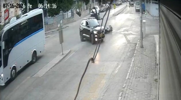 KAZA GÜVENLİK KAMERASINA YANSIDI