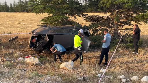 Kazada 60 metre sürüklenen motosikletin sürücüsü yaralandı